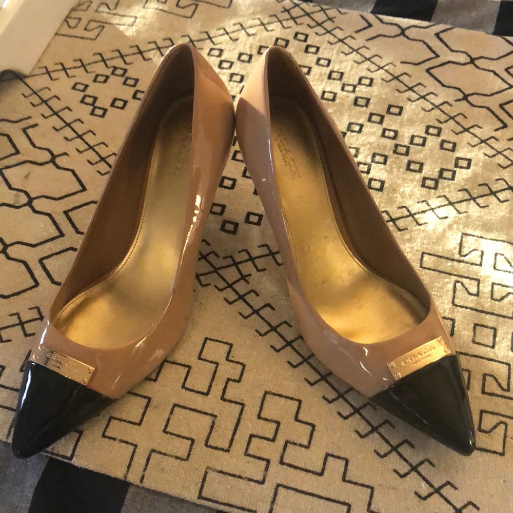 Coach heels. Size 9.5